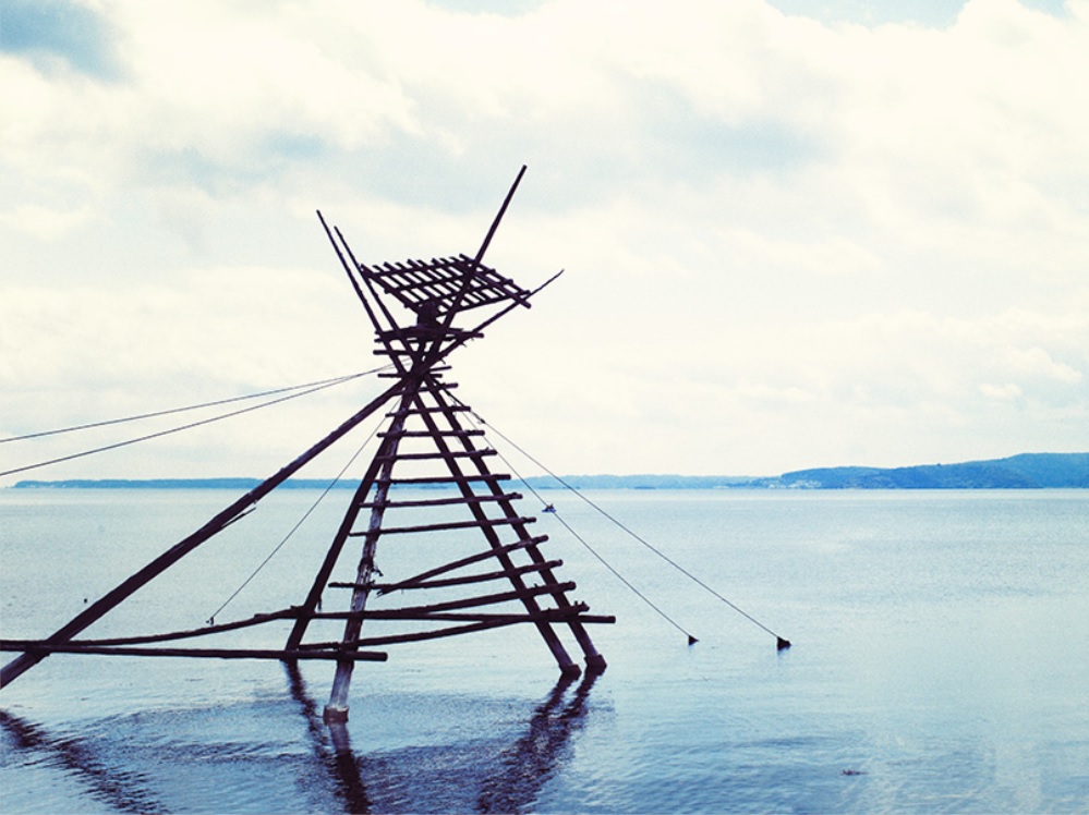 穴水のボラ待ちやぐら